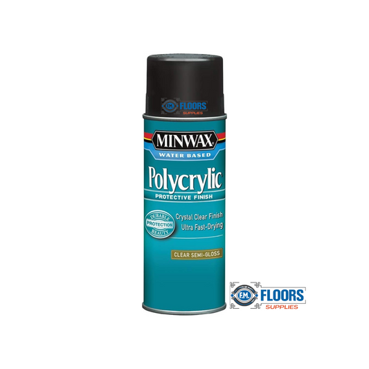 Minwax Polycrylic Clear Semi Gloss Water-Based Interior Polyurethane Aerosol 11.5oz