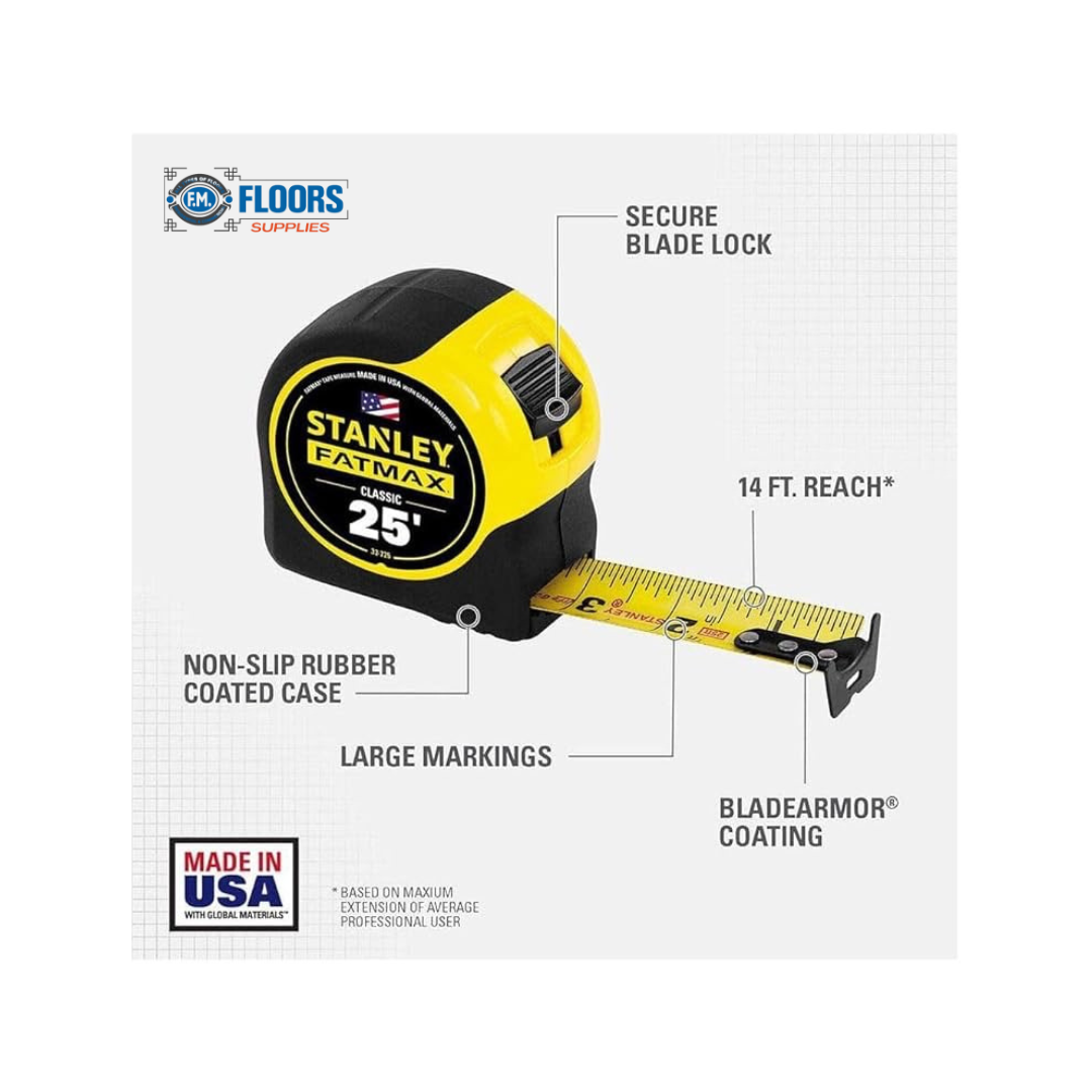 Stanley 25Ft Fatmax Tape Measure