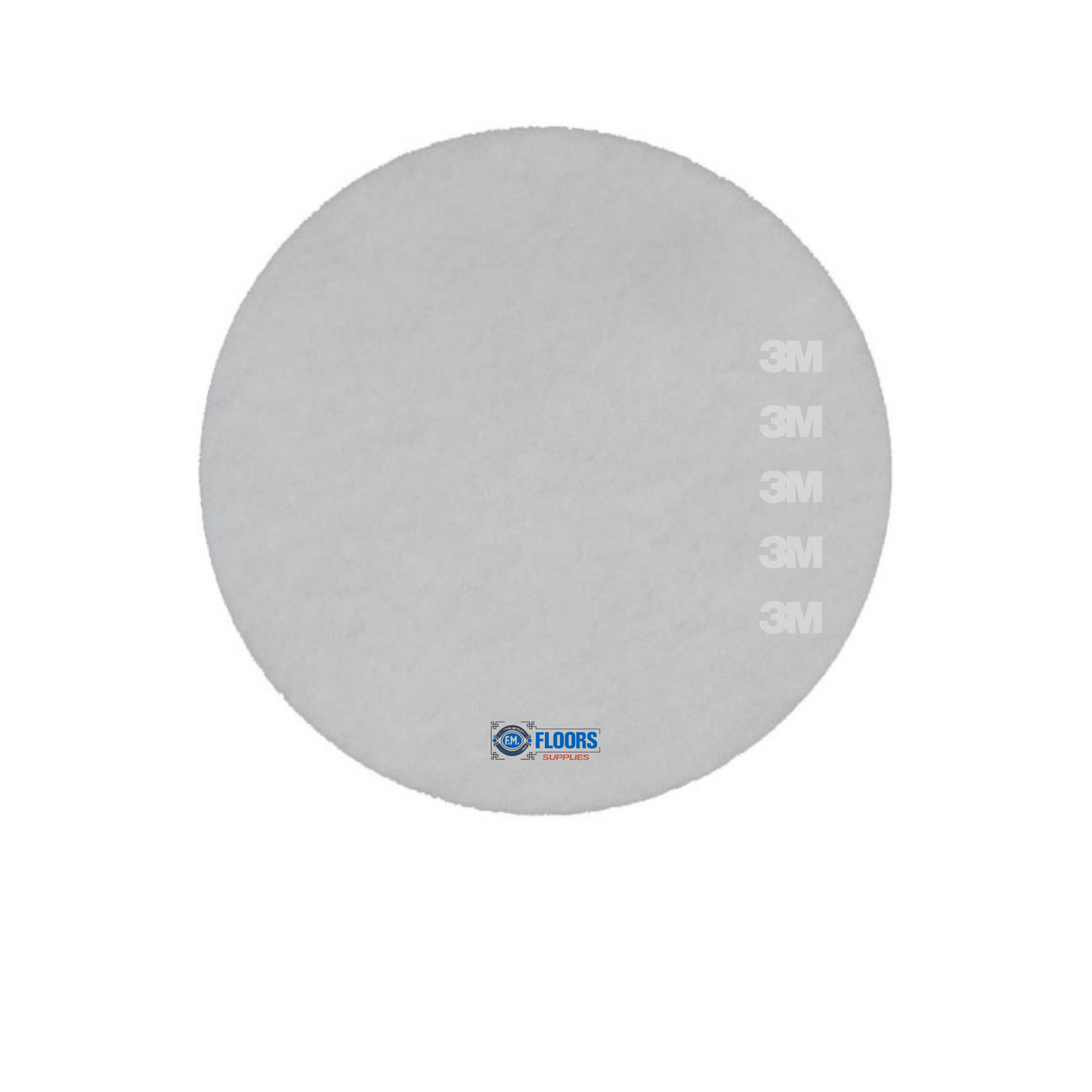 3M 16" Driver white  Buffer Pad (Thin Pad)