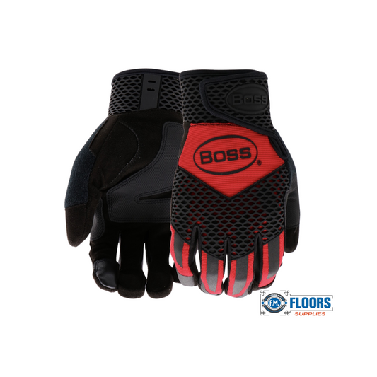 Boss Protect with Impact Protection and AX Suede Gloves