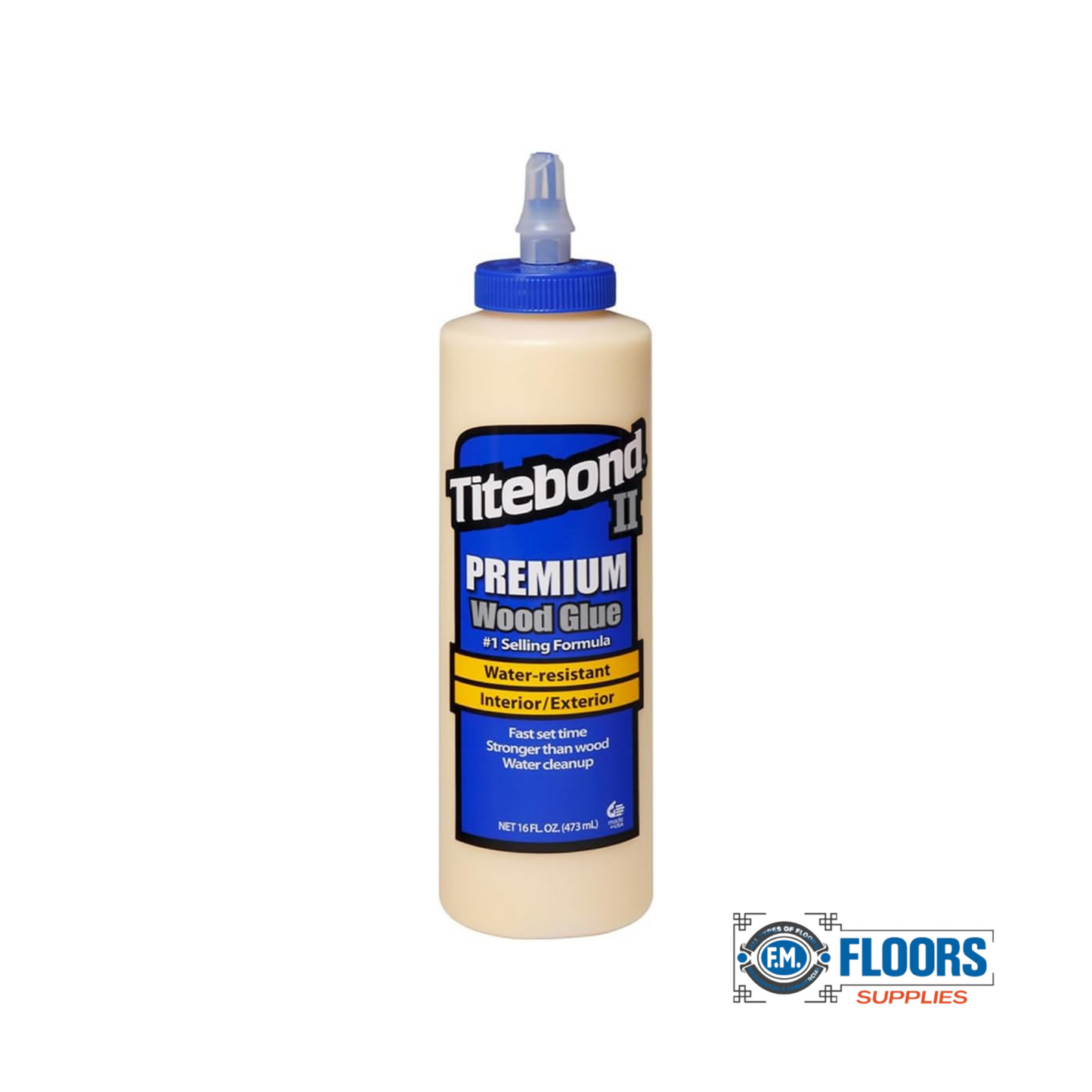 Titebond 5004 II Premium Wood Glue, 16-Ounces,Honey Cream