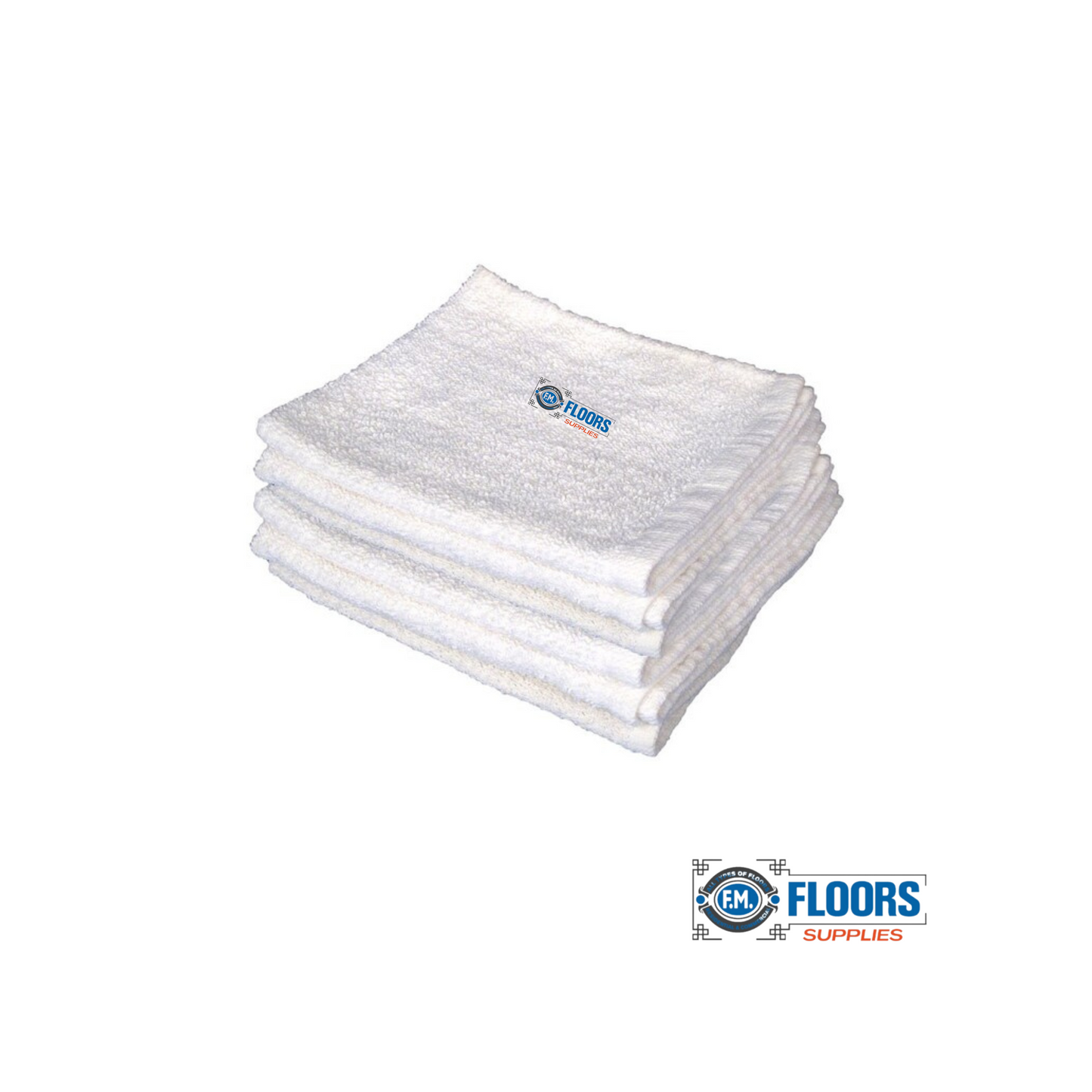 Buffalo Cotton Terry Towels 14 in. W X 17 in. L 24 pk