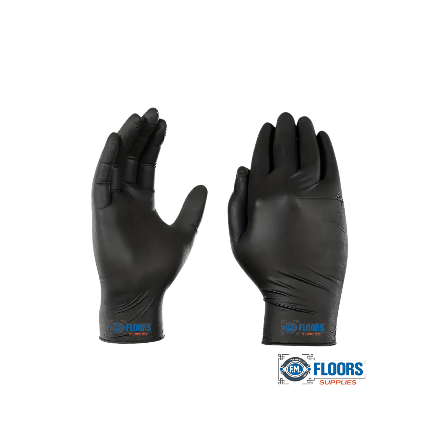 Heavy-Duty Waterproof Nitrile Gloves