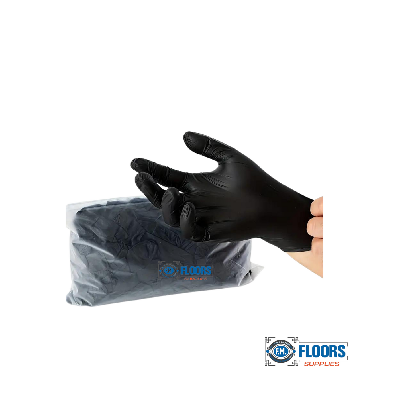 Heavy-Duty Waterproof Nitrile Gloves