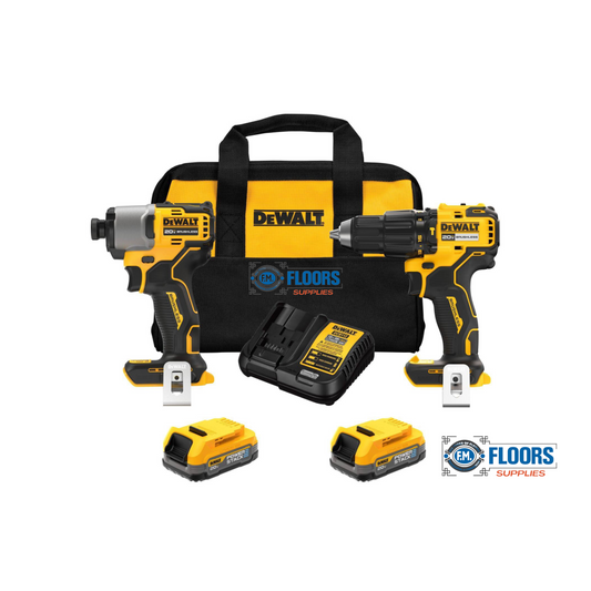 DEWALT DCK228E2 20V MAX 2 Brushless Drill Tool HD Combo Kit