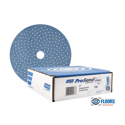 Norton ProSand MULTI-AIR  6" Sanding Discs, 50 Pack