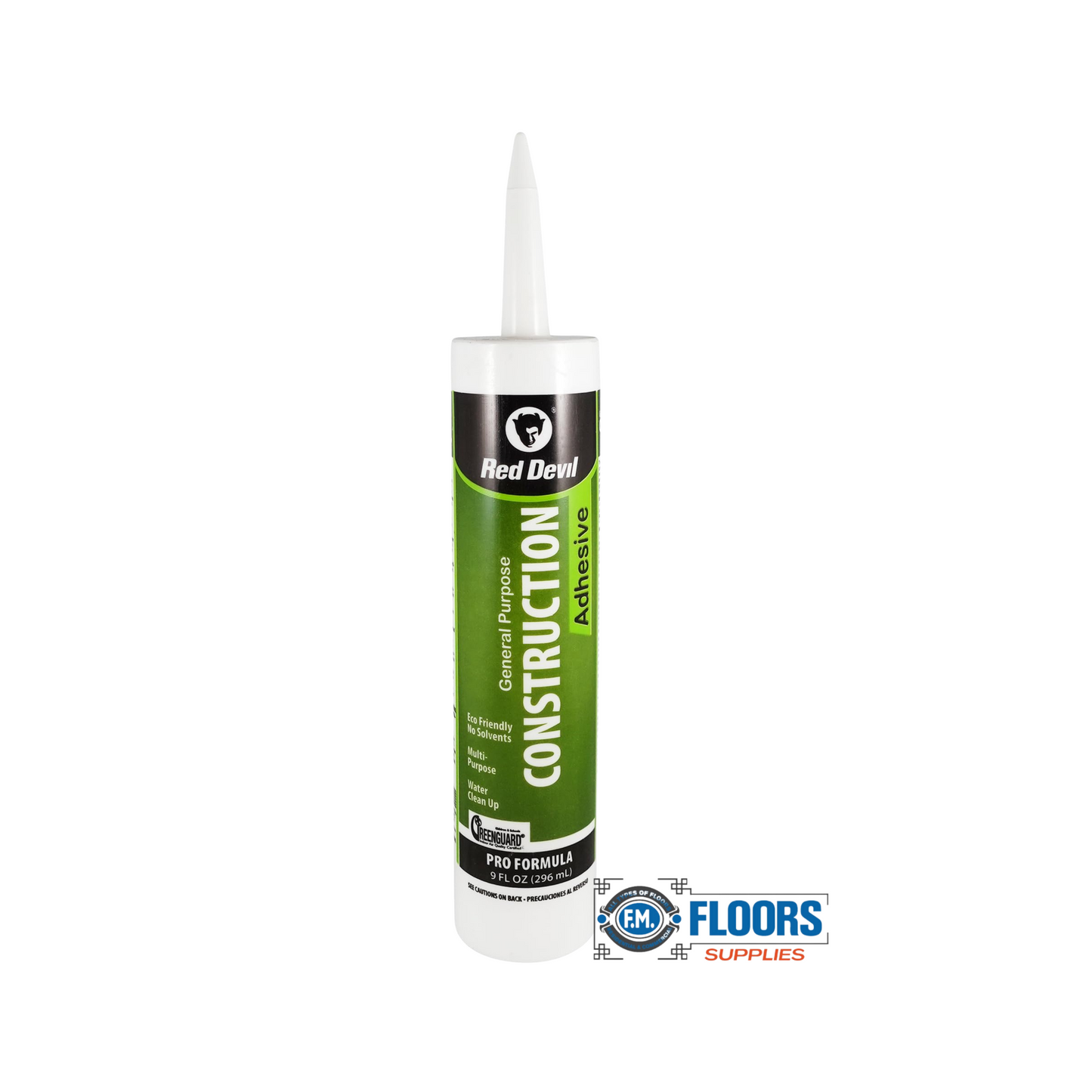 Construction Adhesive 9.0 FL. Oz. General Purpose - Cartridge White-Solvent Free