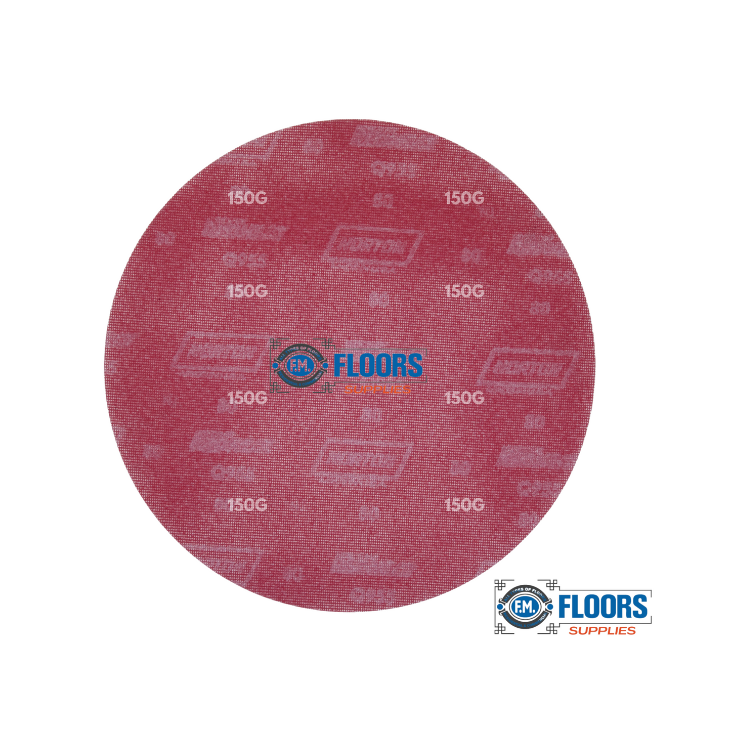 Norton Red Heat Screen floor Sanding Disc 16in - Available 100/120/150 Grit