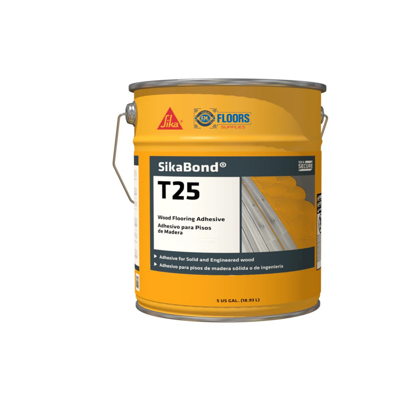 SikaBond®-T25- polyurethane-  Wood Flooring Adhesive-Trowel-applied