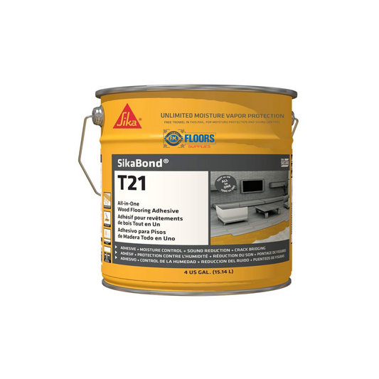 SikaBond®-T21 - All-in-One Wood Flooring Urethane Adhesive, Unlimited Moisture Vapor and Sound Reduction Membrane