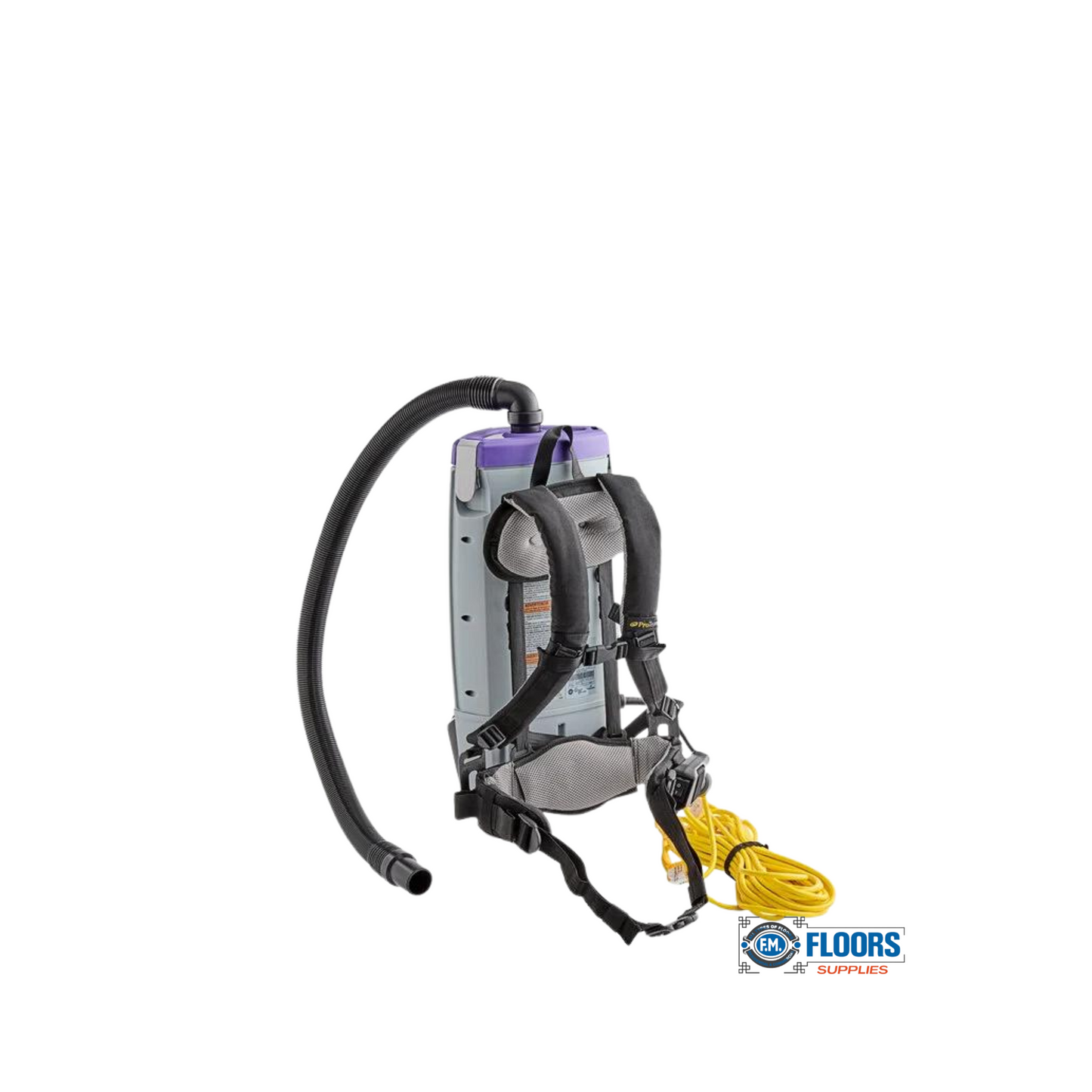 ProTeam 107303 Super Coach Pro 10 Qt. Backpack Vacuum with 107100 Xover Multi-Surface Telescoping Wand Kit - 120V