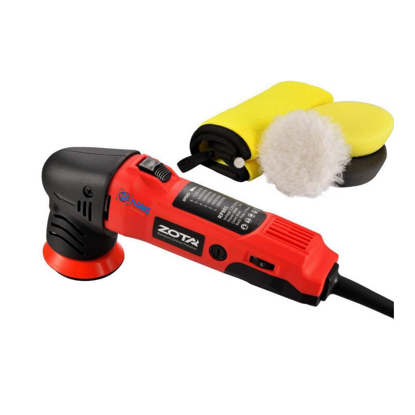 3- Orbital  Polisher,  Dual Action Polisher with 13.1 feet Cord, Mini Polisher Kit and Polisher for Car Detailing.