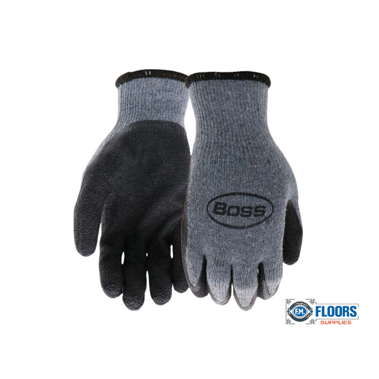 Boss Men's Grip Textured Work Gloves Medium